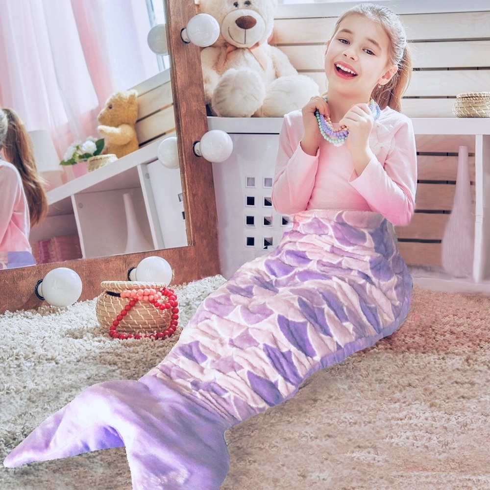 Kids Weighted Blanket Mermaid 5 lbs - Picture 3 of 7